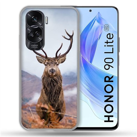Coque Renforcée pour Honor 90 Lite 5G Chasse Chevreuil Montagne