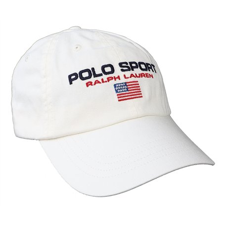 Ralph Lauren Casquette de baseball Crème Blanc Taille unique