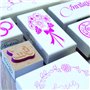 Aladine - Tampon Mariage - Support En bois - Réalisation Invitation et Faire Part de Mariage - Scrapbooking et Carterie Créative