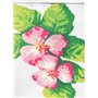 Kit Canevas Fleurs roses - Ref 009