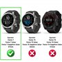 PHONILLICO Verre Trempé pour Garmin Fenix 7/7 Solar / 7 Sapphire Solar [Lot de 2] Film Protection Ecran Montre Anti Rayure