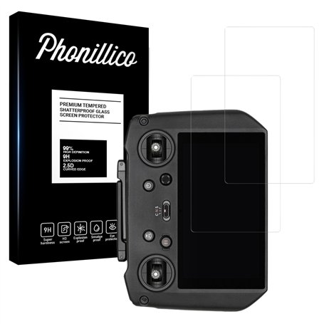 PHONILLICO Verre Trempé pour DJI RC PRO radiocommande pour Drone [Pack 2] Film Vitre Protection Ecran