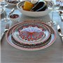 Service de table Bakir rouge - 8 pers