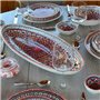 Service de table Bakir rouge - 8 pers