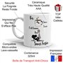 Kalféa Mug humour Amour café sans sucre levrette sans fessée Tasse céramique drôle homme femme et coquine idée cadeau Noël anniv