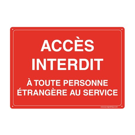 AUA SIGNALETIQUE - Panneau Prépercé (4 trous) avec angles arrondis - PVC Rigide 1.5 mm - (210 x 150 mm)