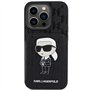 CG MOBILE Karl Lagerfeld Saffiano Coque Rigide avec Fente pour Carte pour iPhone 15 Pro Max
