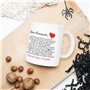 Mug Amour Tirade Idée Cadeau Original Femme Homme Tasse Message drôle Humour Déclaration pour Ami Couple Amoureux Collègue Mari 