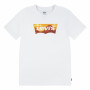 T shirt à manches courtes Enfant Levi's Lvb Golden Glow Batwing Blanc