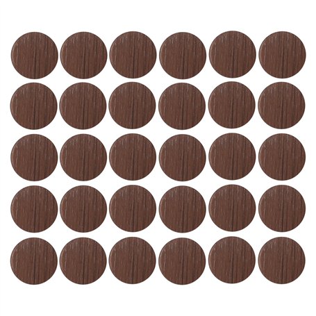 30x Cache vis adhésif autocollant diamètre 20mm bouchon trou meuble table chaise maison