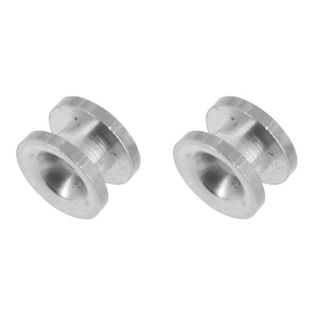 cyclingcolors 2x Passe fil tête débroussailleuse diamètre 4 mm 16 mm hauteur 9 mm Jardin Parc Entretien Œillet aluminium