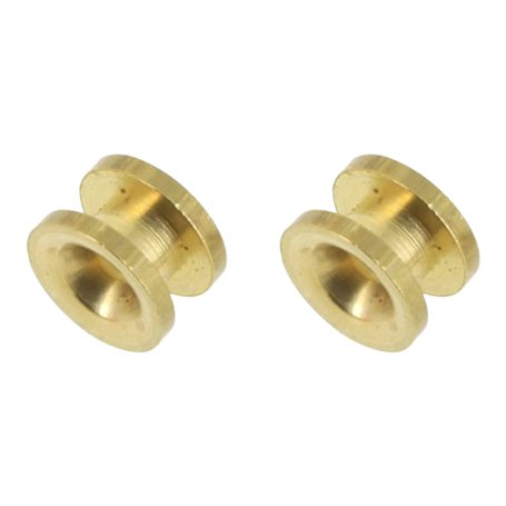cyclingcolors 2x Passe fil tête débroussailleuse diamètre 4 mm 11 mm hauteur 9 mm Jardin Parc Entretien Œillet laiton