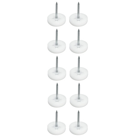 cyclingcolors 10x patin pied de meuble table chaise blanc clou plastique