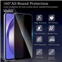 AILIKA Protection avancée pour Compatible avec iPhone 16E – Verres trempés anti-espion 30° | Kit complet avec accessoires