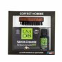La Maison du Barbier - Coffret Soin Barbe - Brosse + Huile à Barbe aux 4 Huiles Bio + Savon à Barbe au Beurre de Karité Bio - Ec