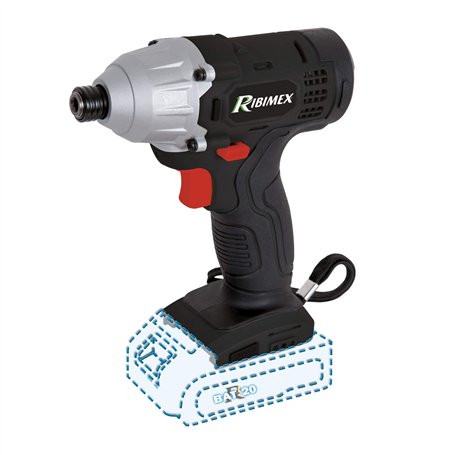 Ribimex PRBAT20/VCSB Visseuse à impulsion RBAT20 Batterie et sans chargeur