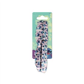 DISNEY STITCH - Bandeau Cheveux Effet Satin Imprimé Lilo & Stitch - Respect Fibre Capillaire - Accessoires de Coiffure Mode Fill