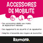 UPFIT Raymond - Lot de 2 pédales Plastique rabattables Anti-dérapante VTT/VTC, Lot de 2 pédales vélo Adulte Rabattable en Plasti