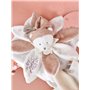 DOUDOU ET COMPAGNIE - Doudou Collector Ours Rose Édition 25 Ans avec Boîte Cadeau pour Offrir – Doudou Peluche Naissance Ultra D