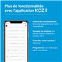 Pack de 2 Ampoules LED connectées KOZii, multi-blancs (2700 à 6500 kelvins), GU10 Spot 5W cons. Variation de luminosité