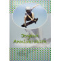 AFIE Carte Joyeux Anniversaire Paillettes Skateboard pour Petit Garçon Enfant avec Enveloppe Blanche 12x17,5cm 67-1018/1