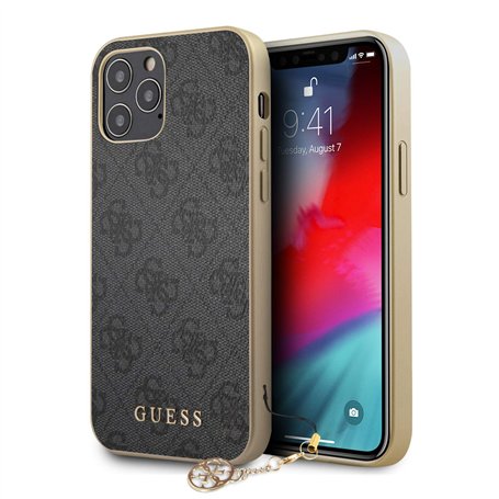Guess Coque 4G Charm Compatible iPhone 12 / iPhone 12 Pro