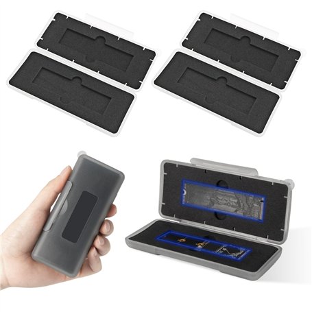 Easy Dort Lot de 2 Draps Housse 40x80 cm Extensible pour 40x90 Couffin Berceau Nacelle | 100% Coton | Écru Turquoise | Sommeil s