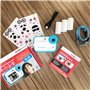 AGFA Photo Pack Realikids Instant Cam + 3 Rouleaux Papier Thermique ATP3WH supplémentaires - Appareil Photo Instantané Enfant, E
