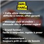 18 étiquettes STATIONNEMENT GENANT pour véhicule mal garé - Grand Format 7,4 x 21 cm - Stickers autocollant