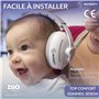 Casque Anti Bruit Bébé I Accessoire Bébé Naissance pour Protéger l'Audition I Casque Enfant Anti Bruit Confortable, Idéal pour D