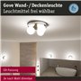Paulmann 71062 Plafonnier Selection Bathroom Gove IP44 G9 230 V Max. 3x20W gradable Chrome, Satin luminaire de Salle de Bain