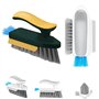 Beihaoer Lot de 2 brosses de nettoyage magiques pour nettoyage de rainures, de carrelage, de fenêtre, de salle de bain, de cadre