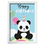 Ravensburger - CreArt Kids 8x12 cm - Numéro d'art - Happy Birthday - Kit de Peinture par numéros - Anniversaire - Dès 7 Ans - 25