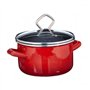 Krüger 31716 RO Rom Cocotte Émail Rouge 16 cm