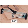 wolfcraft 5558000 - TC 600 Coupe-carrelage Manuel - Epaisseur du carrelage 4-10 mm - Longueur de coupe max 600 mm - Molette en c