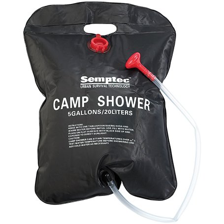 Douche de Camping et de Jardin Solaire - 20 L [Semptec]
