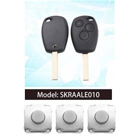 infactory Réveil Radio-piloté à Double Alarme et thermomètre extérieur