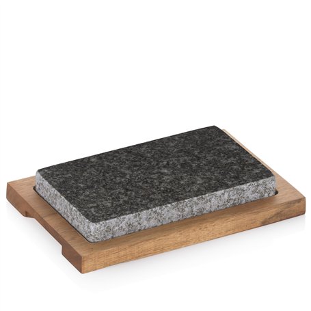 kela Pierre chaude avec plat de service