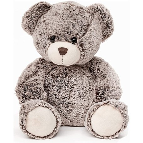 Uni-Toys - Teddy Super Doux (Marron foncé) - 24 cm (Hauteur) - Ours en Peluche