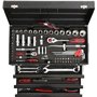 KS Tools 918.0100 Coffre à outils BLACKplus équipé - 3 tiroirs et plateau - 100 pcs