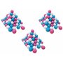 Knorrtoys 56741 Lot de 300 balles Rose/crème/Bleu Clair Ø 6 cm