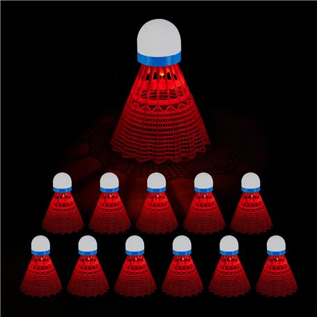 Relaxdays Volant de Badminton LED