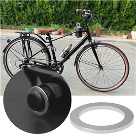 vhbw Ruban remplacement pour Dymo 45811, D1 pour imprimante d'étiquettes 7m x 19mm Blanc sur Noir