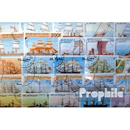 Motives 300 Divers Navires et Bateaux Timbres (Timbres pour Les collectionneurs) Navigation/navires