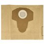 vhbw 10x Sacs remplacement pour Parkside 30250132 pour aspirateur - papier, 58,5cm x 25,4cm marron