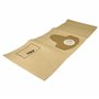 vhbw 10x Sacs remplacement pour Parkside 30250132 pour aspirateur - papier, 58,5cm x 25,4cm marron