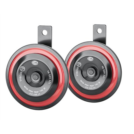 HELLA 3AM 012 588-341 Avertisseur sonore - HELLA STYLE HORN S98 SET - 12V - 115dB(A) - Plage de fréquences: 335/400Hz - à tonali