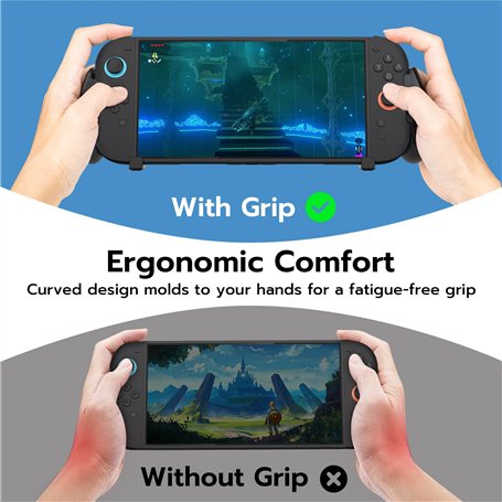 Mega Fishing Canne à pêche pour Enfant avec Cancer 40 cm - Noir/Vert/Rose