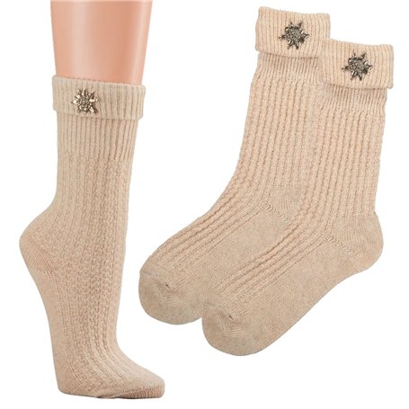 krautwear Lot de 2 paires de chaussettes folkloriques pour homme