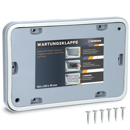 Kenekos - Trappe de Maintenance Trappe de Service adaptée pour Bosch Siemens IQ300 / IQ500 / IQ700 / IQ800 série 6